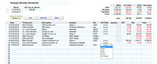 Bookkeeping Spreadsheet with VAT using the Cash Accounting method