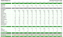 Advanced Cash Flow Spreadsheet Template