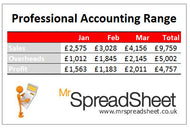 Excel Accounting Spreadsheet Templates