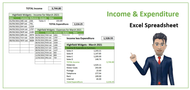 Free Income and Expenditure Spreadsheet