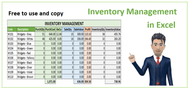 Free Inventory Management Spreadsheet
