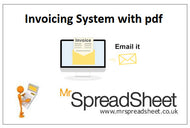 Invoice Template with pdf and printed output ...