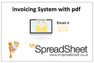 Invoice Template with pdf and printed output ...