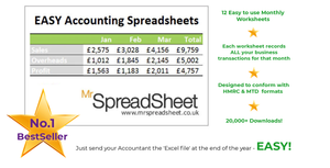 Accounting SpreadSheets - the EASY Range