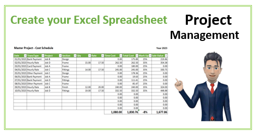 Free Project Management Spreadsheet Template