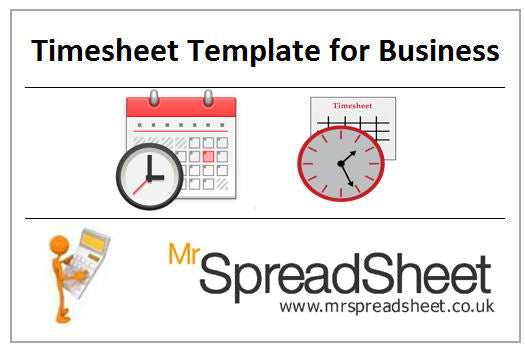 Timesheet Spreadsheet Template for Business