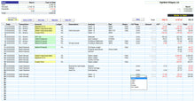 Excel Accounting Spreadsheet Template with VAT