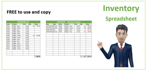 Free Inventory Spreadsheet Template