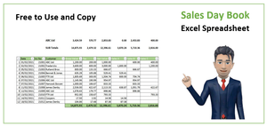 Free Sales Day Book Spreadsheet